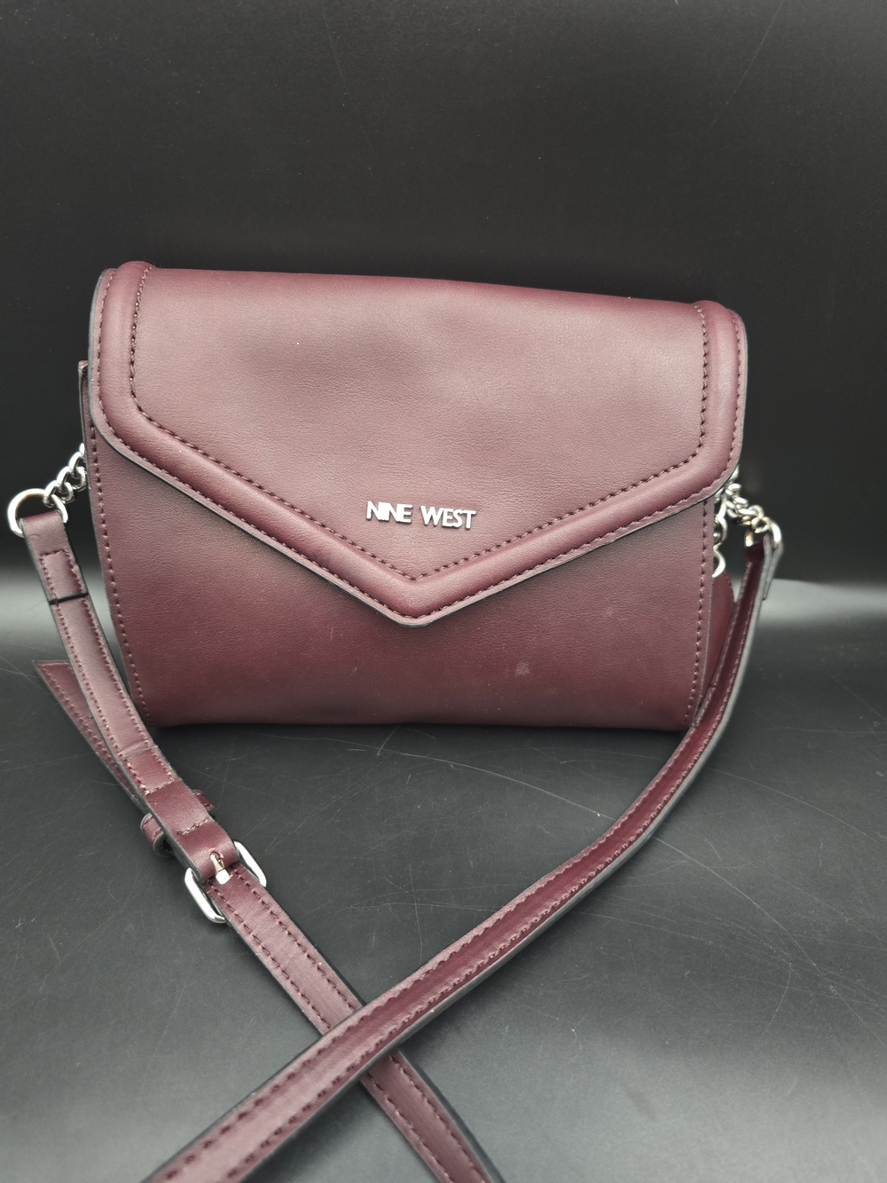 Nine West Women's Burgundy Crossbody Bag
